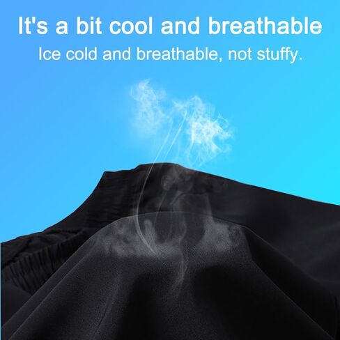 High Performance Athletic Shorts - Ice Silk Sports Shorts for Men and Women - Black in Saudi Arabia