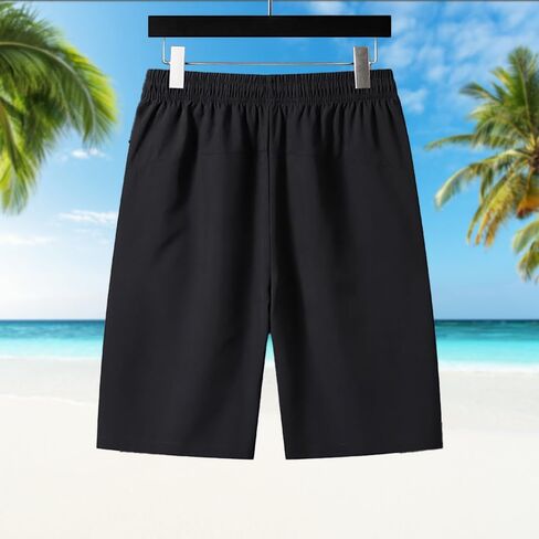 High Performance Athletic Shorts - Ice Silk Sports Shorts for Men and Women - Black in Saudi Arabia