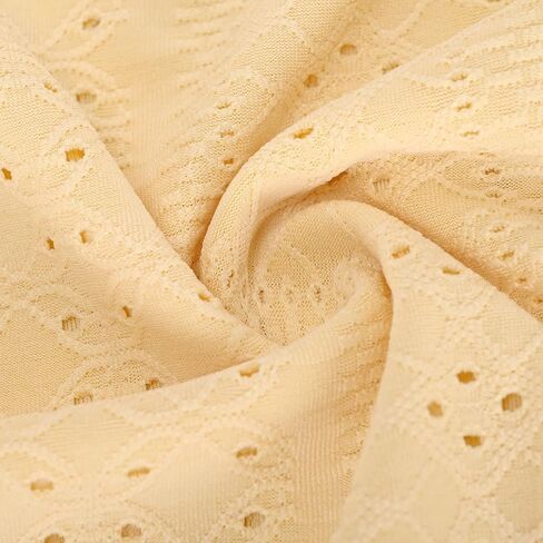 Long Sleeve Eyelet Tops for Women 2025 Ruffle Hem Tunic Shirts Business Casual Work Blouse Spring Fashion Clothes in Saudi Arabia