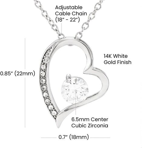 To My Daughter Necklace From Dad, Jewelry Gifts From Daddy On Birthday, Mothers Day Gifts For Daughter From Father Dad With Heartfelt Message & Elegant Gift Box in Saudi Arabia