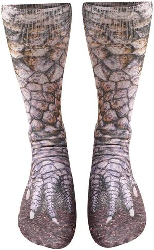 Funny Christmas Gift 3D Animal Paw Socks Dinosaur Socks Suitable for Adults Men Women Teenagers Funny White Elephant Gift in Saudi Arabia