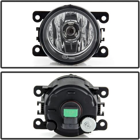 ACANII - For 2016-2019 Nissan Titan/Titan XD Bumper Fog Lights Driving Lamps w/Kit Assembly Pair Driver & Passenger in Saudi Arabia