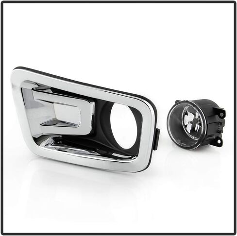 ACANII - For 2016-2019 Nissan Titan/Titan XD Bumper Fog Lights Driving Lamps w/Kit Assembly Pair Driver & Passenger in Saudi Arabia