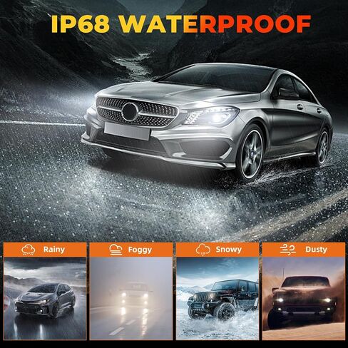 Compatible with Hyundai Sonata 2011 2012 2013 2014 Fog Lights Bulbs Combo, Plug and Play, 22000LM 500% Brighter, Pack of 6 (For Hyundai Sonata 2011-2014) in Saudi Arabia