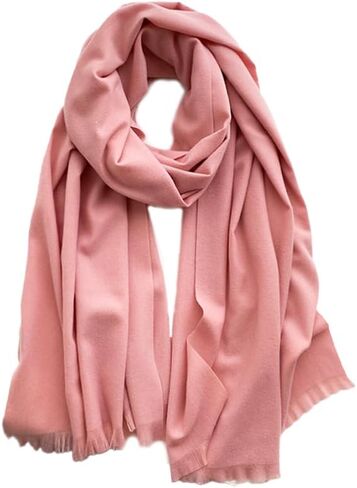 Scarf for Women Lightweight Soft Solid Color Scarves Fall Winter Fashion Shawl Wrap in Saudi Arabia