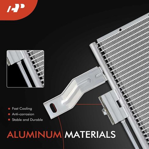 A-Premium Air Conditioning A/C Condenser Compatible with Ram 3500 2020-2021 6.7L, 5500 2020 6.7L, Replace# 68322496AB in Saudi Arabia