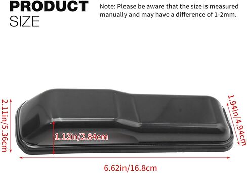 MDEOOSKY 2 Pcs Hood Hinge Cover Exterior Trim Kit, Replacement for Jeep Wrangler JL JLU 2018-2025, Replacement for Jeep Gladiator JT 2020-2025 (Black) in Saudi Arabia