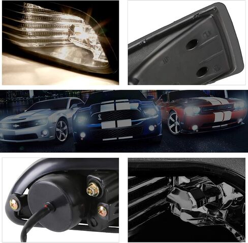 PM PERFORMOTOR Pair of Smoked Lens Front Bumper Driving Fog Light Lamps w/Switch Compatible with 05-10 Scion tC in Saudi Arabia