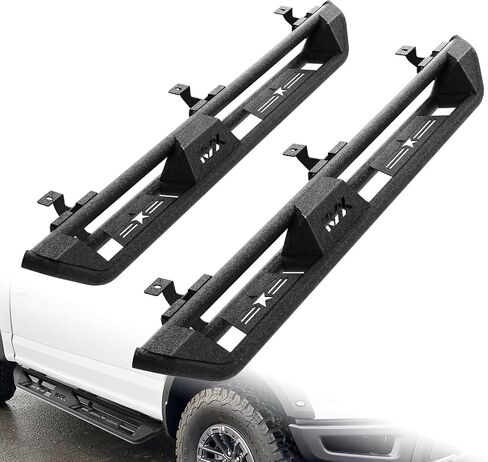 لوحات تشغيل KYX للطرازات 2009-2018، و2019-2024 Ram 1500 Classic، و2010-2024 Ram 2500 3500 Crew Cab - لوحات الشاحنات ذات الأنبوب الثلاثي in Saudi Arabia