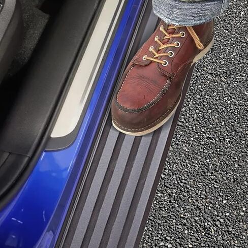 لوحات الجري والخطوات لسيارة Toyota Highlander 2014-2019 خطوات جانبية من الألومنيوم مع دعامة، قطعتان من لوحة الجري السوداء من الجانب الأيمن الأيسر قضبان Nerf لسيارة Toyota Highlander 2014 2015 2016 2017 2018 2019 in Kuwait