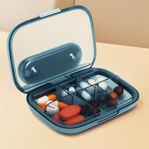موزع حبوب الدواء الشخصي المحمول ذو 8 أقسام من Generic in Kuwait