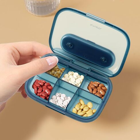موزع حبوب الدواء الشخصي المحمول ذو 8 أقسام من Generic in Kuwait