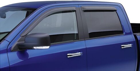 شريط أسود للطرق الوعرة [BHOR] على واقيات المطر/عاكسات الرياح متوافقة مع 2010-2024 Toyota 4Runner Smoke 4 قطع - 141641 in Saudi Arabia