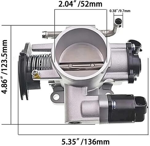 Throttle Valve Socket Compatible with Daewoo for Kalos 2003 2004 2005(KLAS) 96815470 25183953 96378856 20414696 Throttle Body Valve in Saudi Arabia