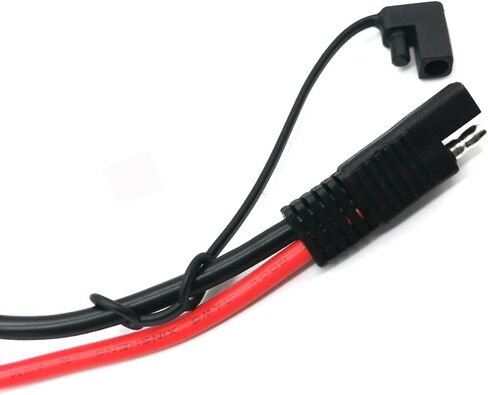 FainWan Dual Positive Negative ATC Style Fuse Holder 10AWG Wire with Ring Terminals and 45A Connectors for Automotive Compatible with Powerpole 2ft/60cm in Saudi Arabia