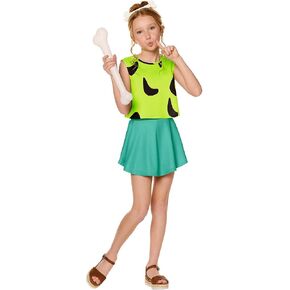 Spirit Halloween The Flintstones Kids Pebbles Costume, Officially Licensed in Saudi Arabia