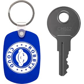 CH510 Replacement Key for Truck Tool Boxes and RV Compartments Marked CH-510-1 Robby’s Cloud Keychain Included (1-Pack) - Key Color May Vary in Kuwait