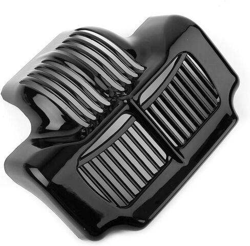 Bacar Motorcycle Plated Stock Oil Cooler Cover Guard for Harley Touring Electra Road Street Glide 2011-2016 Black in Saudi Arabia