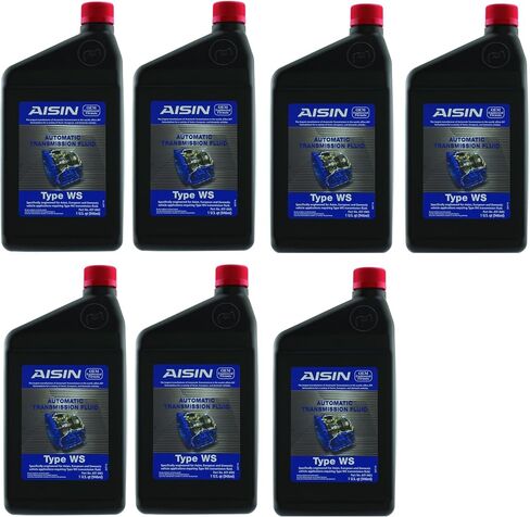 Set of 7 Auto Trans Fluids Aisin ATF-0WS for Cadillac Lexus Scion Toyota Volvo in Saudi Arabia