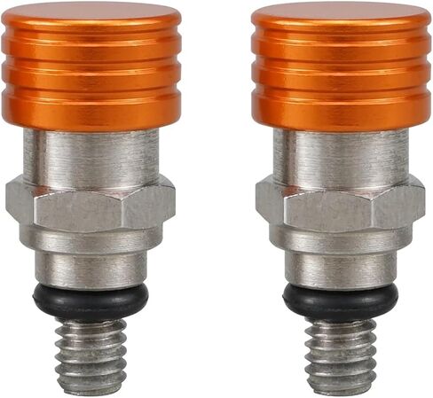 M4x0.7 Fork Air Bleeder Valves for KTM 85 125 150 250 350 450 500 SX SXF EXC XC XCF XCW XCFW ADV Duke Compatible with TE FE TC FC(Orange), 781259 in Saudi Arabia