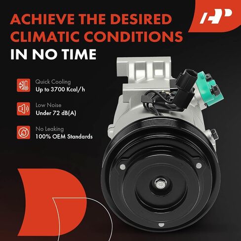 A-Premium Air Conditioner AC Compressor with Clutch Compatible with Kia Forte Koup, Forte5, 2014 2015 2016, 1.6L in Saudi Arabia
