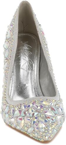 London Rag Iceout Diamante & Rhinestone Embellishments Pumps in Saudi Arabia