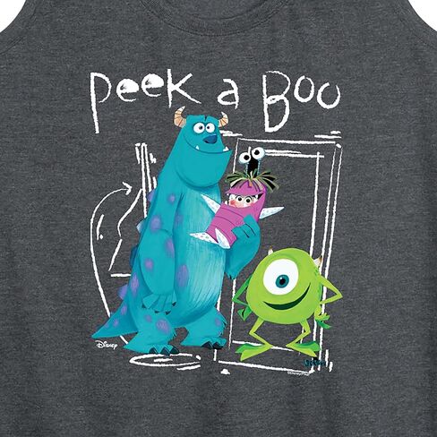 Disney Monsters Inc. - Peek A Boo - قميص بدون أكمام للسيدات بظهر ريسر in Saudi Arabia