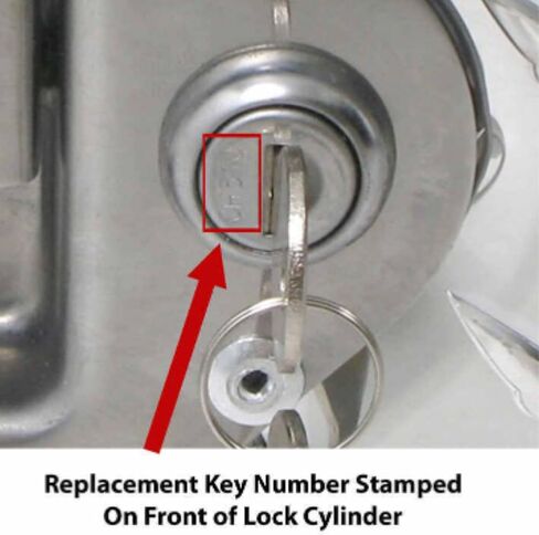 CH510 Replacement Key for Truck Tool Boxes and RV Compartments Marked CH-510-1 Robby’s Cloud Keychain Included (1-Pack) - Key Color May Vary in Kuwait