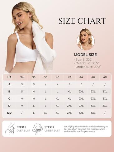 Air Curvey Womens Wireless Bras Seamless Buttery Soft Bra Push Up Bralettes No Underwire Bras Full Coverage Everyday Bra in Saudi Arabia