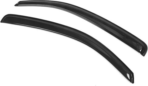 Window Visor Compatible with 2005-2015 Toyota Tacoma Standard Cab, Slim Style Acrylic Smoke Tinted 2PCS Sun Rain Shade Guard Wind Vent Air Deflector by IKON MOTORSPORTS, 2006 2007 2008 2009 2010 in Saudi Arabia