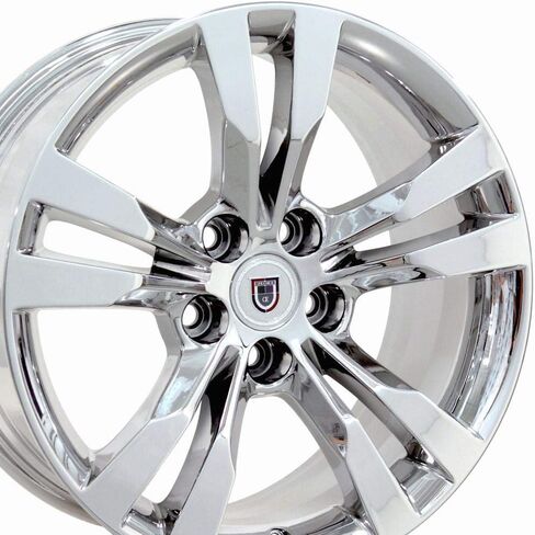 OE Wheels CA15C 18 Inch Rim Fits CTS Style 5x120 18x8.5 Chrome - Hollander 4717 (1) in Saudi Arabia