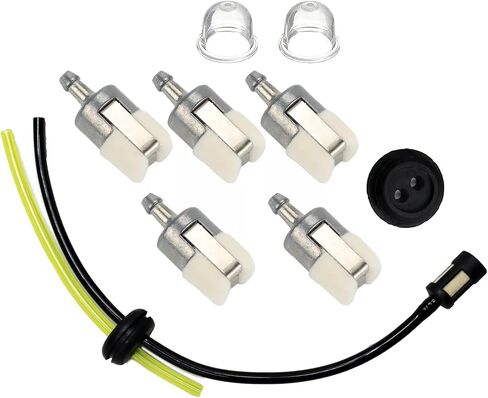 مجموعة مرشح الوقود لخط الوقود متوافقة مع منفاخ Husqvarna 130BT 170BF 180BF 150BT 170BT 180BT 350BT 544272801 in Saudi Arabia