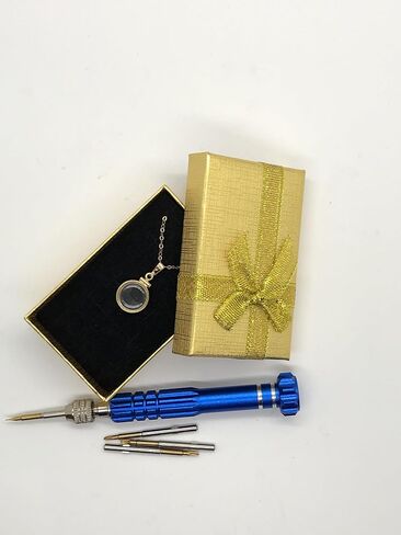14k Gold Filled Empty 12.5 mm Lucite Handmade Shaker Locket, FREE SCREWDRIVER and Gift Box INCLUDED, Keepsake Pendant waiting for your small treasures (Add 18" gold filled cable chain) in Saudi Arabia