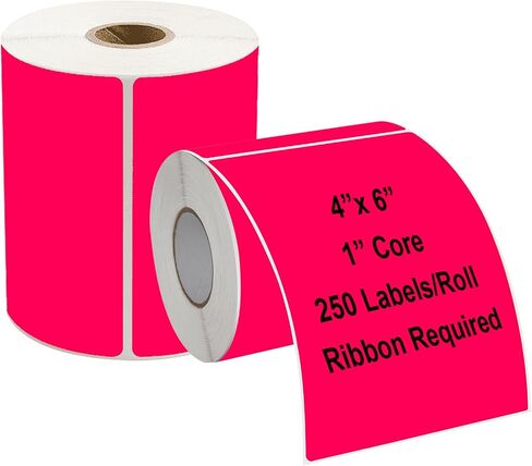 Desktop Thermal Transfer Labels, 4 x 2 Inches, 1 Inch Core, 700 Labels/Roll- 4 Rolls/Case, Perforated, Ribbon Required, for Desktop Thermal Transfer Printers in Kuwait