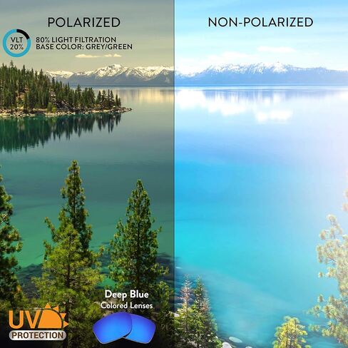 Apex Lenses Polarized Replacement Lenses for Maui Jim Alenuihaha MJ839 Sunglasses in Saudi Arabia