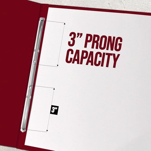 Performore 10 Pack of 11x17 Inch Landscape Pressboard Presentation Binder Folder, Red Fiberboard Report Cover with Metal Prong Paper Fastener to Neatly Bind Reports, Proposals, Transcripts in Saudi Arabia