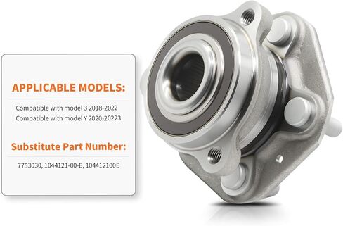 Front LH or RH Wheel Hub Bearing Assembly Compatible with Model 3 2018-2022, Model Y 2020-2022 AWD 7753030 in Saudi Arabia