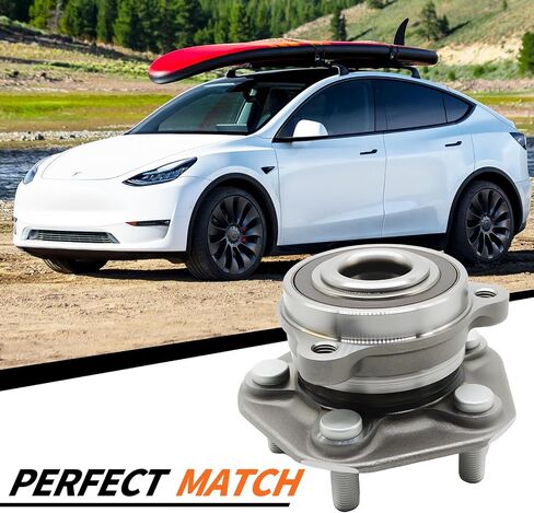 Front LH or RH Wheel Hub Bearing Assembly Compatible with Model 3 2018-2022, Model Y 2020-2022 AWD 7753030 in Saudi Arabia
