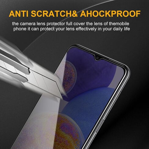 3 عبوات من واقي شاشة الخصوصية لهاتف Samsung Galaxy A23 4G/5G مع 3 قطع من واقي عدسة الكاميرا، زجاج مقوى مضاد للتجسس صلابة 9H، واقي أسود مضاد للتجسس، مضاد للخدش، خالي من الفقاعات in Kuwait