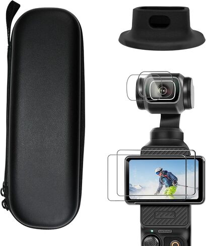 Non-Slip Desktop Mount Compatible with DJI Osmo Pocket 3, Stable Desktop Bracket, Pocket 3 Accessories, Camera Support Stand, Portable Desk Mount Base, Silicone, Black in Saudi Arabia