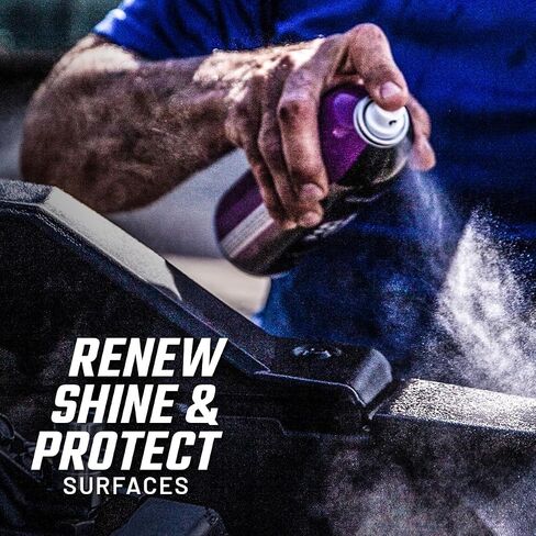 Slick Products Shine & Protectant Spray 17.35 FL OZ. - High Gloss Clear Coating Renew Vinyl, Plastic, Rubber, Trim, Tire, Car, Truck, Motorcycle, Dirt Bike (2-Pack) in Saudi Arabia