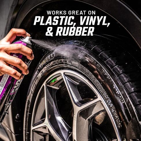 Slick Products Shine & Protectant Spray 17.35 FL OZ. - High Gloss Clear Coating Renew Vinyl, Plastic, Rubber, Trim, Tire, Car, Truck, Motorcycle, Dirt Bike (2-Pack) in Saudi Arabia
