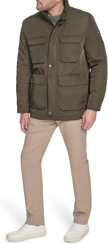 Tommy Hilfiger mens Tommy Hilfiger Men's Stand Collar Four-pocket Field Jacket in Saudi Arabia