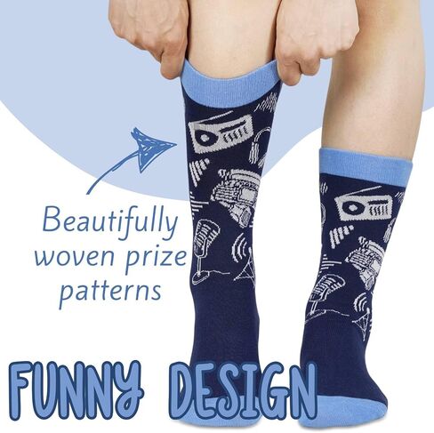 InnoBeta Amature Ham Radio Gifts for Christmas & Birthday, One Size Crew Socks in Saudi Arabia