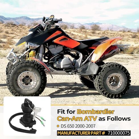 مفتاح إشعال M MATI لـ Bombardier Can Am DS 650 DS650 2000-2007 710000075 in Saudi Arabia