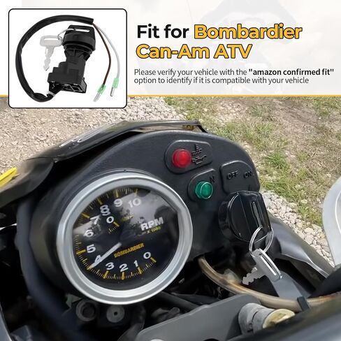 مفتاح إشعال M MATI لـ Bombardier Can Am DS 650 DS650 2000-2007 710000075 in Saudi Arabia