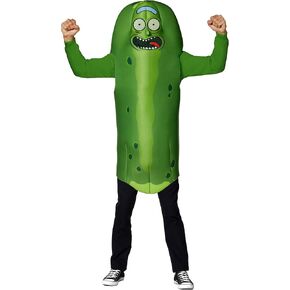 Spirit Halloween Rick and Morty Adult Pickle Rick Costume | Officially Licensed | Group Costume | Funny Halloween Costume in Saudi Arabia
