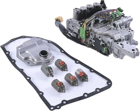 1 Set Transmission Valve Body With Solenoids Filter Kit Compatible For 2007-2018 Mitsubishi Lancer JF011E Compatible For Nissan Rogue & Rogue Sport JF011E in Saudi Arabia