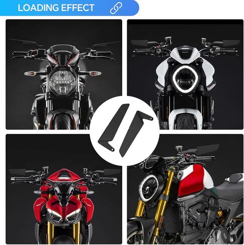 MFGZD 360 درجة دوارة لجناح الدراجة النارية مرايا الرؤية الخلفية لـ Duke 390 790 1290 MT-07 MT09 لـ VulcanS Z650 Z900 Z1000 GSXS750 Street Bike مرآة جناح خفية قابلة للتعديل لكاواساكي ياماها سوزوكي هوندا in Kuwait