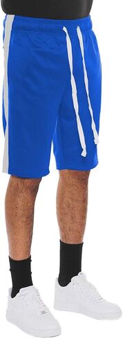 Weiv Mens Premium Urban Sreetwear Fashion Basketball Side Stripe Shorts Track Shorts Athletic Workout in Saudi Arabia